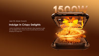 Oraimo SmartAirFryer 1500W – less oil cooking