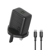 Oraimo PowerGaN 451 45W GaN Ultra Fast Wall Charger OCW-5451 UCC – Black