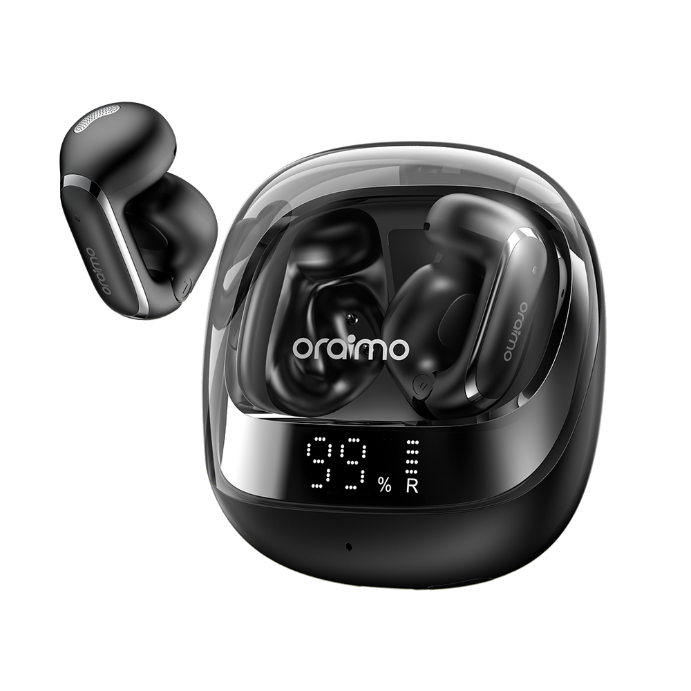 oraimo OpenSnap N2 OPN-374N Open-Ear Earbuds – Black