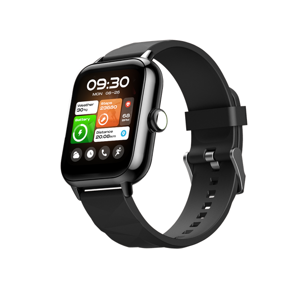 Oraimo Watch 6 Nano OSW-807N – black smartwatch front view