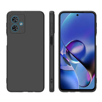Motorola G54 Soft Silicone Case – Black – product image
