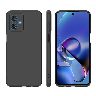 Motorola G54 Soft Silicone Case – Black