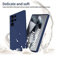Silicone Case for Samsung Galaxy S24 Ultra - Blue