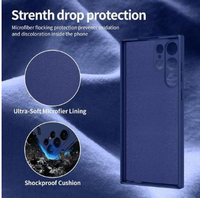 Silicone Case for Samsung Galaxy S24 Ultra - Blue