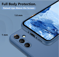 Silicone Case for Samsung Galaxy A55 - Blue