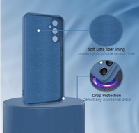 Silicone Case for Samsung Galaxy A55 - Blue