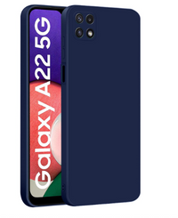Silicone Case for Samsung Galaxy A22 - Blue