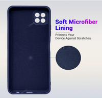 Silicone Case for Samsung Galaxy A22 - Blue