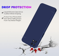 Silicone Case for Samsung Galaxy A22 - Blue