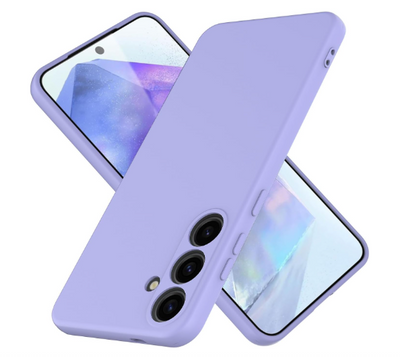 Silicone Case for Samsung Galaxy A55 - Purple