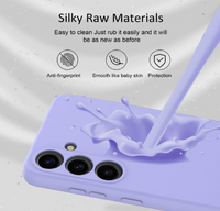 Silicone Case for Samsung Galaxy A55 - Purple