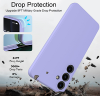 Silicone Case for Samsung Galaxy A55 - Purple