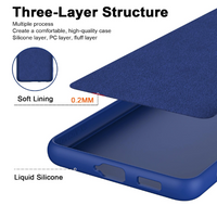 Silicone Case for Samsung Galaxy A35 - Blue