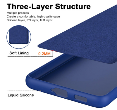 Silicone Case for Samsung Galaxy A35 - Blue