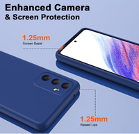 Silicone Case for Samsung Galaxy A35 - Blue
