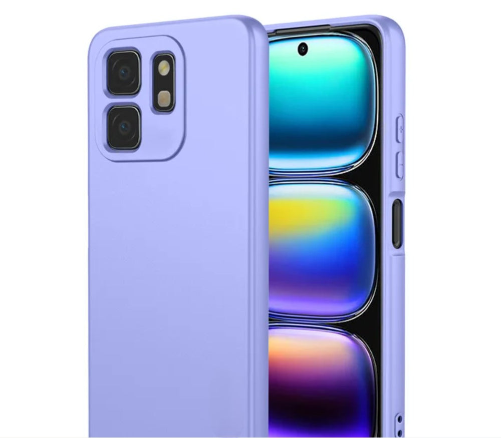 Silicone Case for Infinix Hot 50i - Purple