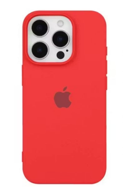 Silicone Case for iPhone 16 Pro Max - Red