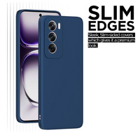 Silicone Case for Reno 12 - Navy Blue