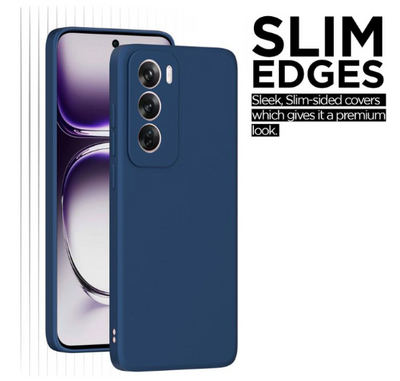 Silicone Case for Reno 12 - Navy Blue