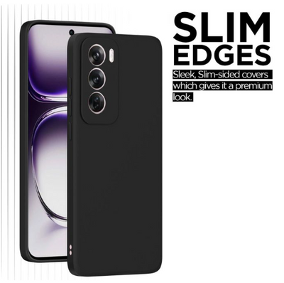 Silicone Case for Reno 12 - Black