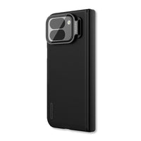 Nillkin Super Frosted Shield Prop Case for Google Pixel 10 Pro Fold – Black – kickstand view