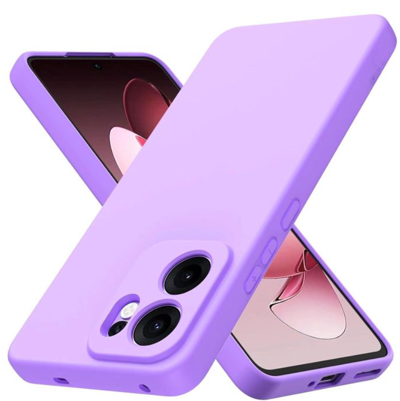 Silicone Case for Reno 13F - Purple