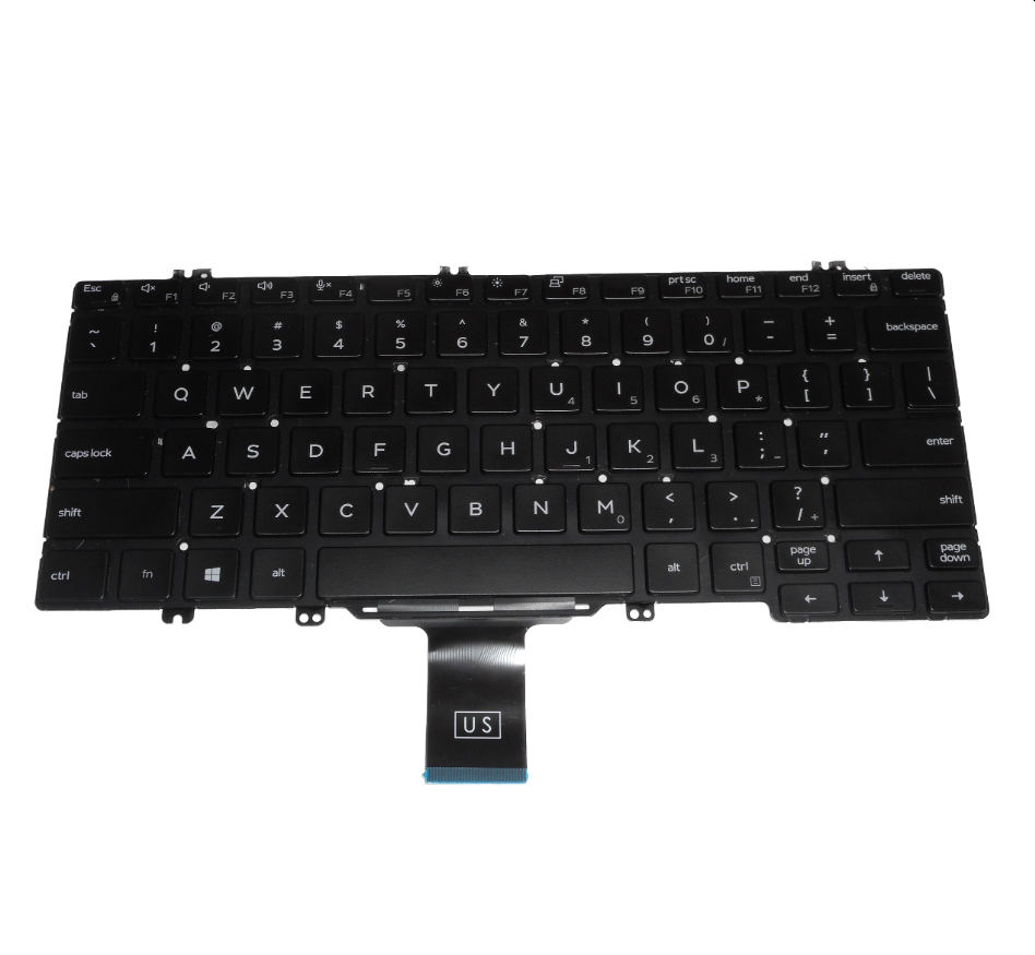 Dell Latitude 7300 / 5300 / 5310 non-backlit replacement laptop keyboard, US layout