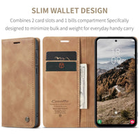 Caseme Cover Note 15 Pro Tan Brown – design detail