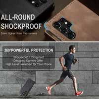 Black CaseMe case kickstand view