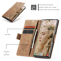 Brown CaseMe case card slots