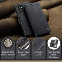 Black CaseMe case kickstand view