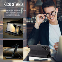 CaseMe case in Black — kickstand function