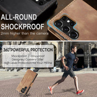 CaseMe case in Brown — cutout access