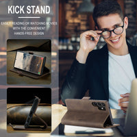 CaseMe case in Coffee — kickstand function