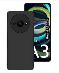 Silicone Case for Redmi A3 Pro - Black