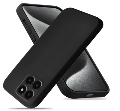 Silicone Case for Honor X6a - Black