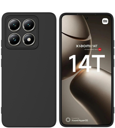 Silicone Case for Redmi 14T - Black