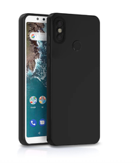 Silicone Case for Xiaomi Mi A2 - Black