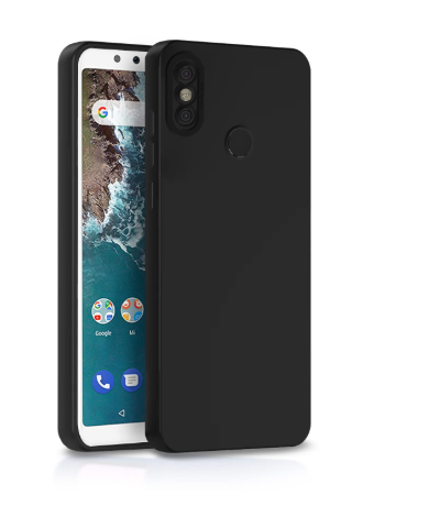 Silicone Case for Xiaomi Mi A2 - Black