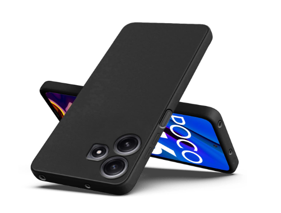 Silicone Case for Poco M6 - Black