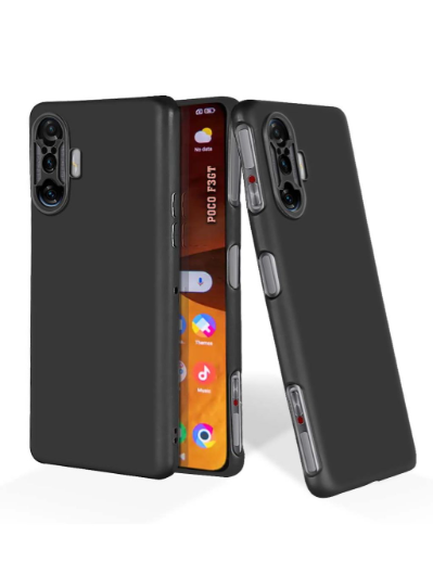 Silicone Case for Poco F3 - Black