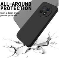 Silicone Case for Huawei Nova Y91 - Black