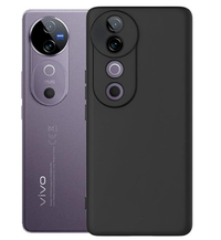 Silicone Case for Vivo V40 - Black