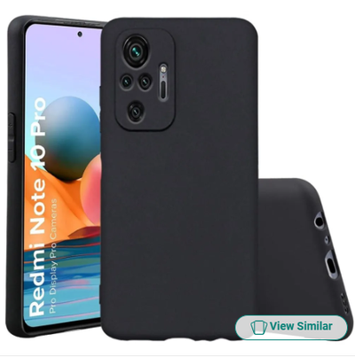 Silicone Case for Redmi Note 10 Pro - Black