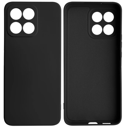 Silicone Case for Honor X8c - Black