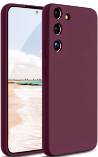 Silicone Case for Samsung Galaxy S21 plus - Burgundy