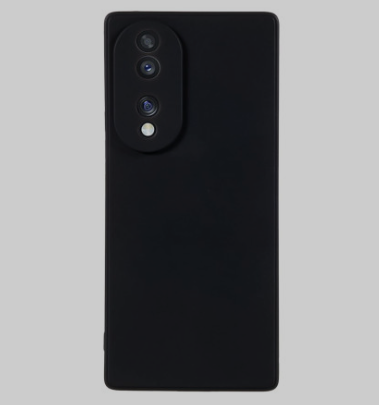 Silicone Case for Honor 70 - Black