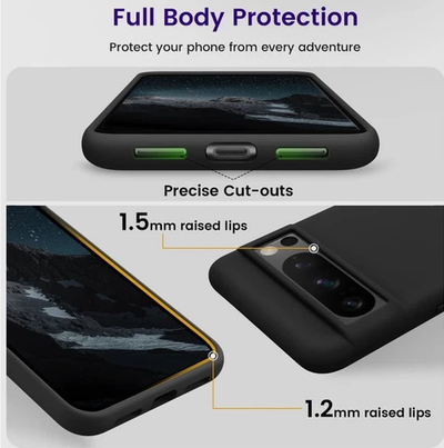Silicone Case for Google Pixel 6 Pro - Black