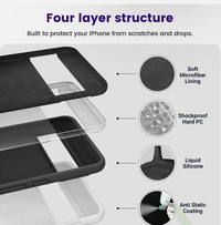 Silicone Case for Google Pixel 6 Pro - Black