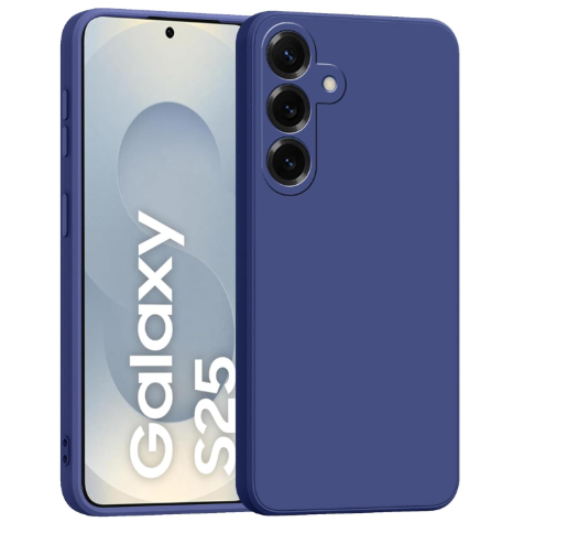 Silicone Case for Samsung Galaxy S25 - Blue